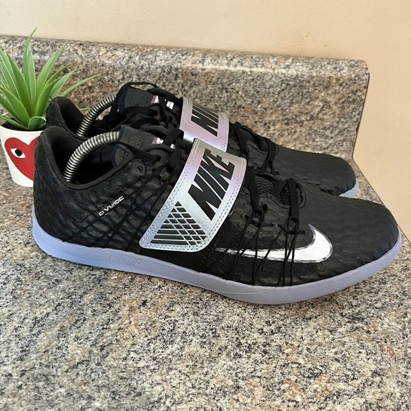 Nike Zoom Triple Jump Elite Track‎ Shoes 705394-003 Black Indigo Fog Men Sz 9.5 - Picture 4 of 9